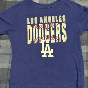 Genuine Merchandise Los Angeles Dodgers Kids Navy Tee